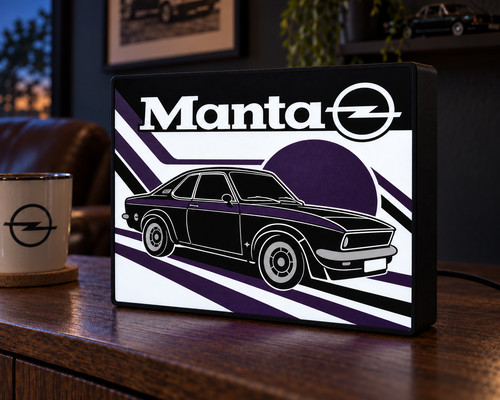 Opel manta purple led - opel,