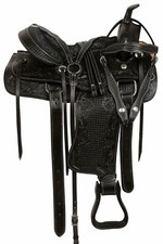 Black Gaited Western Barrel