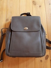 Rucksack Damen Echtleder Leonhard Heyden Made In Germany DESIGNER braun grau
