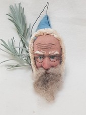 Alter Weihnachtsmannkopf Masse Christbaum Weihnachtsbaum Schmuck Santa Claus 