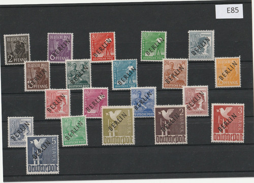 Berlin postfrisch - nr., 1-20