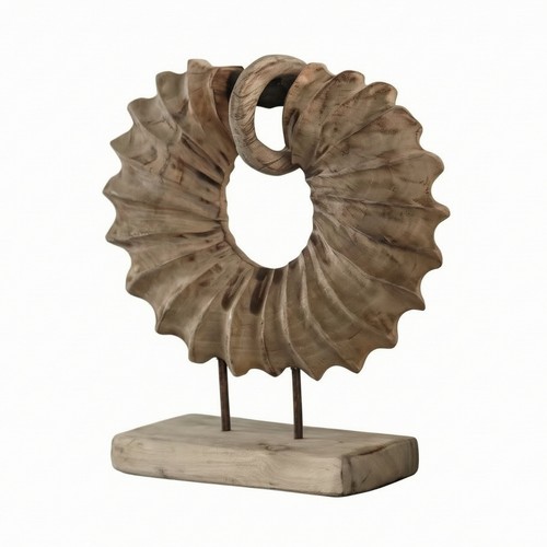 Skulptur mit holzsockel - skulptur,
