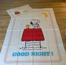 Vintage Bettwäsche Snoopy /
