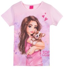 Püttmann TOPModel T-Shirt 75046 Mädchen rosa 128,140,152,164 Hayden Hund NEU