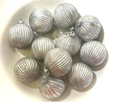 12 Glaskugeln Weihnachten Ø