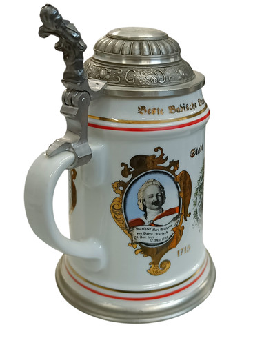 Vintage bierkrug mit - bierkrug,