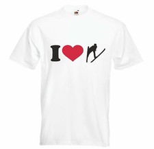 T-Shirt I LOVE SKI FAHREN -