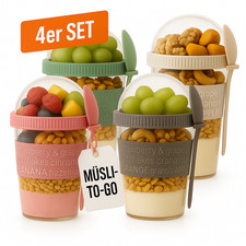 Müslibecher 4er Set