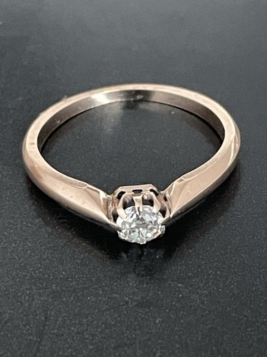 Antik 750 rotgold ring - 750,