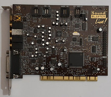 Creative Sound Blaster Live! PCI Soundkarte (CT4760, EMU10K1, retro, 1999)