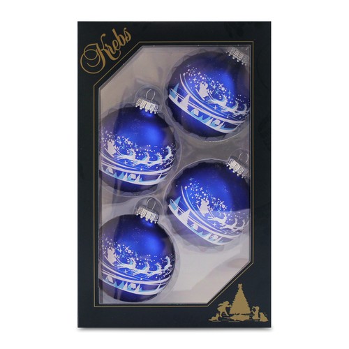 4er set weihnachtskugeln - 4er,