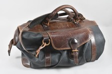 C26D20- Vintage Mulholland Brothers America Leder Tasche Weekender