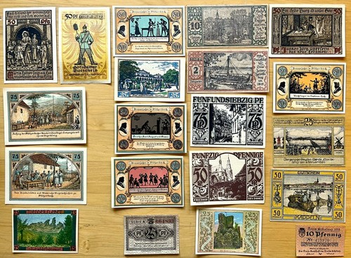 Notgeld sammlung 20 stück - -sammlung,