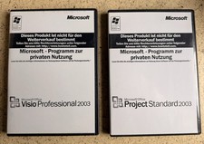 Microsoft Office Visio Professional 2003 & Project Standard 2003 – CD-Boxen