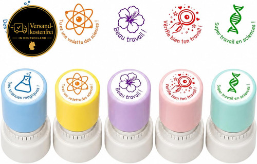 Lehrer stempel set - lehrer-stempel, mit