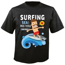 T-Shirt Surfing Surfer