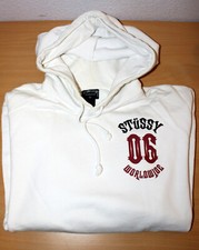 Stussy Hoodie OG Increase Worldwide Size L / worn / white Backprint/ Stüssy