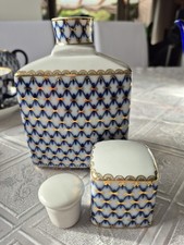 Lomonosov, Lomonossow, Kobaltnetz  Vodka/Whisky FLASCHE ,22KART GOLD Wie NEU