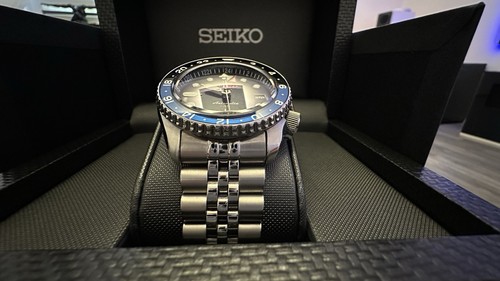 Seiko gmt batman blau - gmt, 2