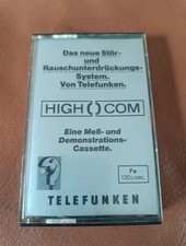 Telefunken HighCom Demonstrations/Meß- Cassette Test Tape High-Com