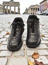 WOW LUXUS Kenzo High Sneaker mit Logo Halbschuh Leder Schuh schwarz Gr. 43/9