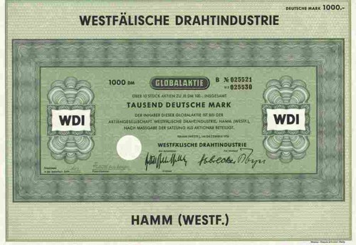 Westfälische drahtindustrie - westfälische,