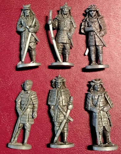 Samurai metallfiguren - samurai, mm