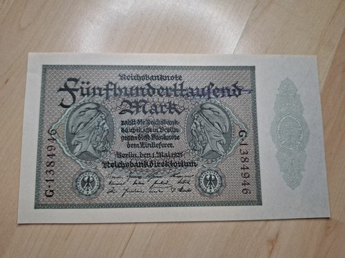 500000 mark reichsbanknote - 500000,