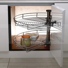 Karussell Schrank Drehboden Eckschrank Breite K??che Topf Schublade 71 cm NEU