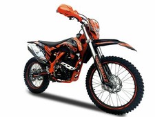 250ccm Dirtbike Vollsross Enduro Pitbike Crossbike Cross 26PS 21/19 Zoll Orange