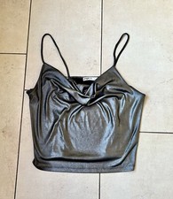 page one Spagetti Top L Grau