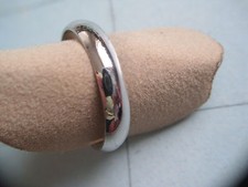 Freundschaftsring Silber 835 poliert, Vorsteckring 3 mm Silber Gr. 58