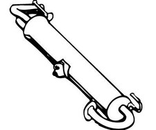 VEGAZ TS-66 Endschalldämpfer für TOYOTA MR 2 I (AW1) Auspuff