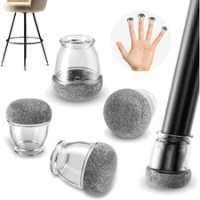 Stuhlbeinkappen Silikon Filz