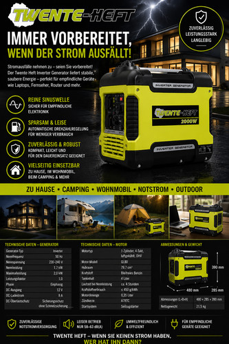Inverter generator 2000w - inverter,