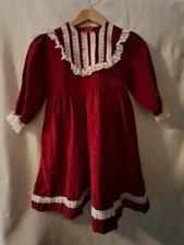 Festliches Samtkleid für Mädchen GR.128/134
