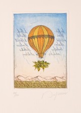 Dieter Portugall / Radierung /handsigniert / 130 Exemplare