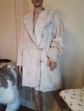 MARC CAIN Creme Mantel PLÜSCH