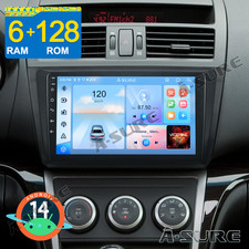 6+128GB Android 14 Für Mazda 6 GH GG 2007-2012 Autoradio GPS Navi 8-Kern Carplay