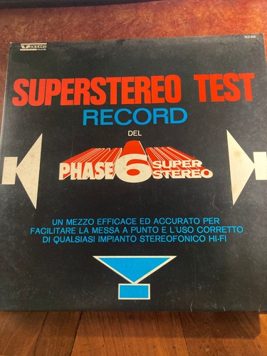 Superstereo test record - record, phase