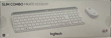 Logitech  MK470 Slim Funk-Tastatur-Maus-Set - Weiß (920-009189)