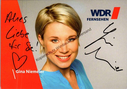 Original autogramm gina - autogramm,