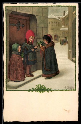 Künstler pauli ebner - künstler-ak,