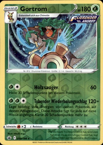 Pokemon karte gortrom 018 198 - pokemon,