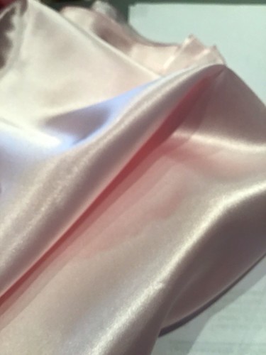 Satin baby rosa seidig - seidig, 2
