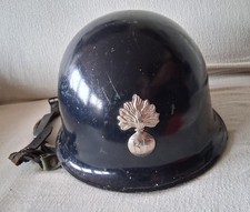Polizei Frankreich Helm Stahlhelm 2 Teilig Gendarmerie