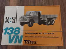 Original Prospekt Tatra 138 VN