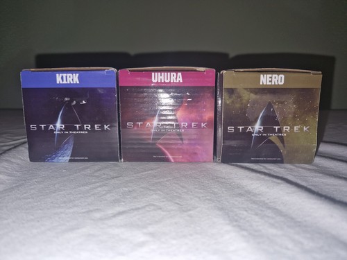 Star trek film sammelglas 3er - star,