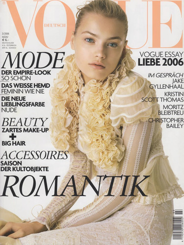 Vogue magazine germany march - vogue,