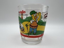 Die Simpsons Limited Edition 2002 Nutella Kinder Comic Sammel-Glas Matt Groening